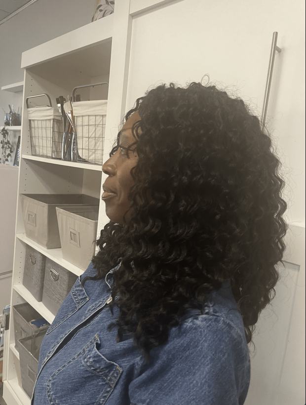 Deep wave curly unit