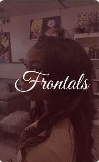 Frontals styled at Amazing Weaves Plus